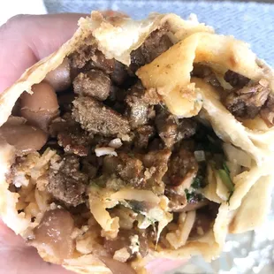 Carne Asada Burrito is nice and filling!