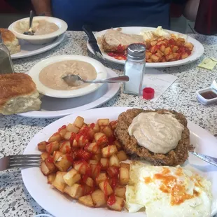 Rib eye chicken fried steak