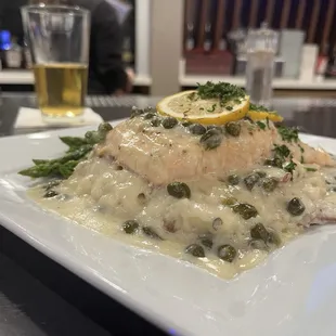 Salmon dinner.  Piled high!!!