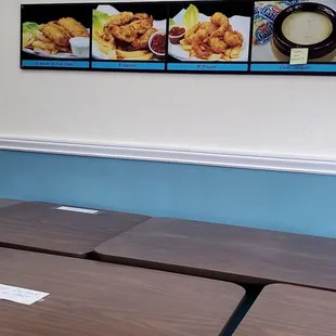 Pictures of what the food looks like before ordering