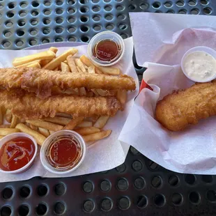 Best fish and chips around right: Atlantic cod right: pollock yum