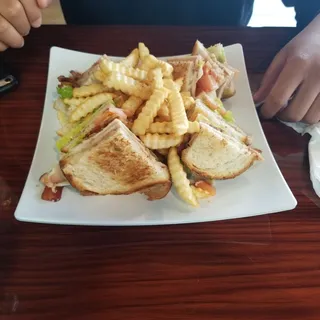 Turkey Bacon Club Sandwich