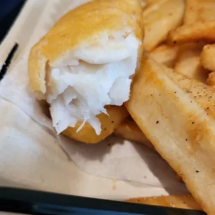 The fish is flaky and juicy! 5/21/2022