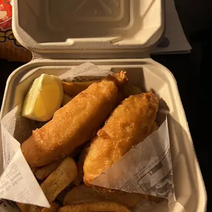 A proper fish and chips!