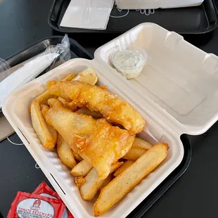 fish and chips, fish, seafood, food