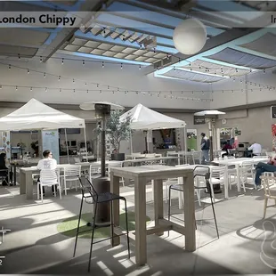 "You are here!" - London Chippy; located @ the TRADE Market Place!