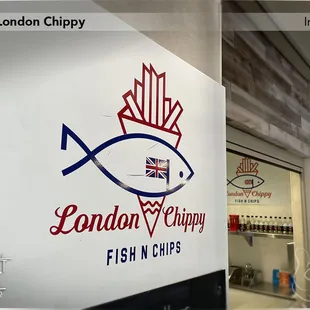 "You are here!" - London Chippy; located @ the TRADE Market Place!