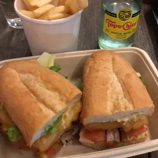 shirmp po boy combo