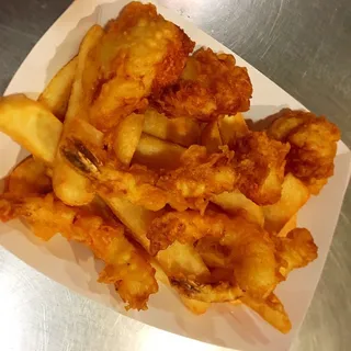 8 Shrimps and Chips Meal