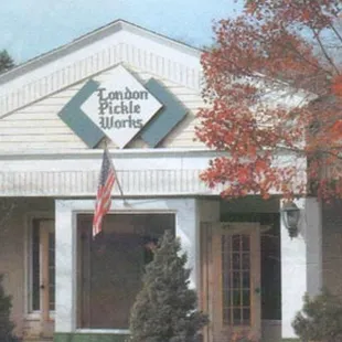 the front of the building