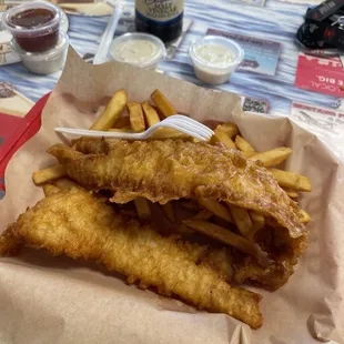 2 piece fish meal