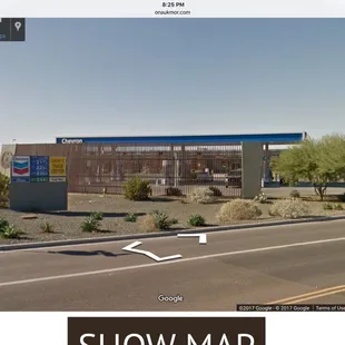 It's Inside the Chevron Station