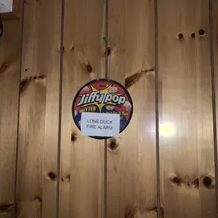 Lone Duck "fire alarm"