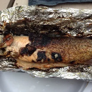 Cooked on the camp fire