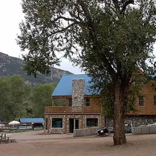 Back entrance to the office