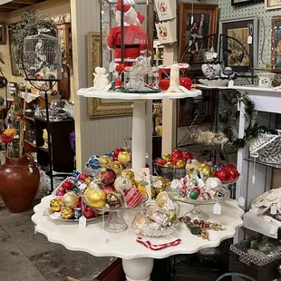 Christmas ornament display