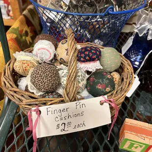 Recycled plastic pincushions