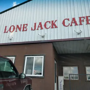 the front of the building