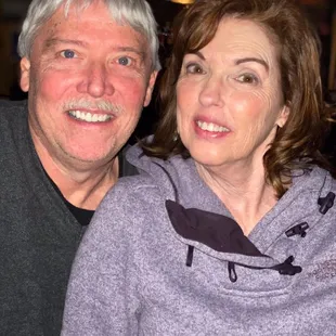 We are regulars at this establishment.