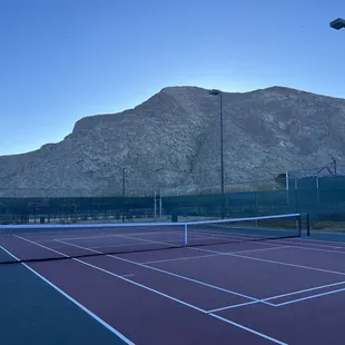 tennis courts