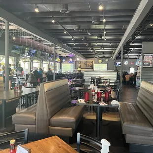 Indoor Seating and Bar Area