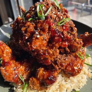 Sticky Fried Chicken