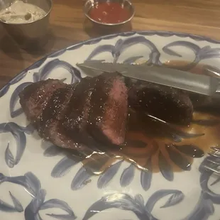 Filet... overcooked to medium instead of rare plus