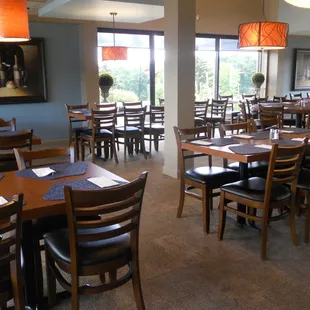Ample seating in our updated Grille Room