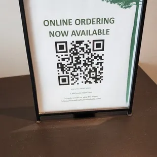 Online ordering now available.