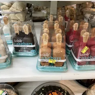 a variety of baked goods