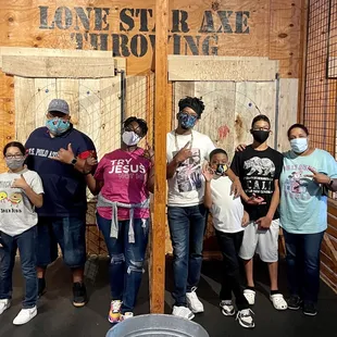 Family Fun, just axing around