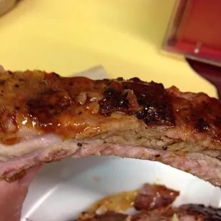 Nice baby back ribs on Saturdays.