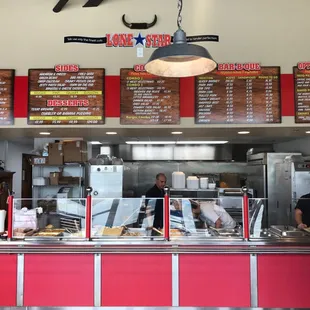 The counter when you walk in