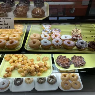 a variety of donuts