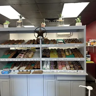 Selection of donuts