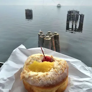 Pina colada donut.