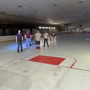 Huge skating rink!