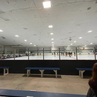 6-3-2023 roller derby view from the Bleachers.