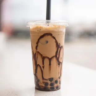 Our signature drink: Mocha Milk Tea