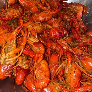 Cajun garlic butter crawfish