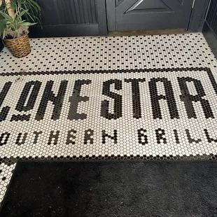 the entrance to lone star