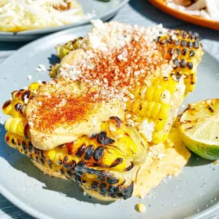 GRILLED STREET CORN