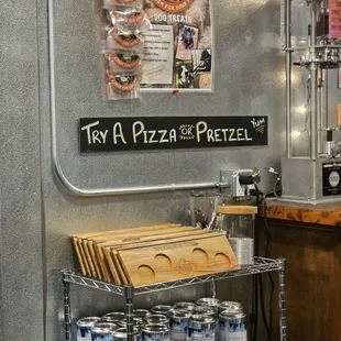 Pizza &amp; Pretzels on Deck @ Parker location