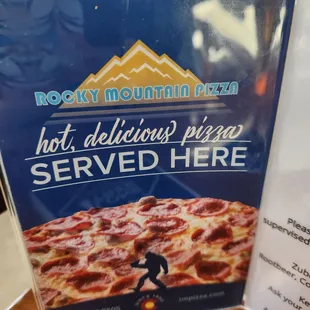 Can order pizza and they typically have food trucks as well.