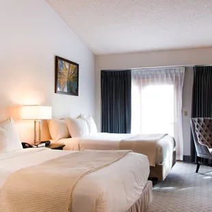 Queen room with two beds