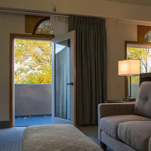 Fall view from the hotel suite.