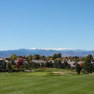 Enjoy breathtaking mountain views from hole #13.