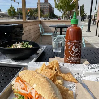 Garlic Shrimp Banh Mi