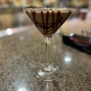 Yummy desert martini!