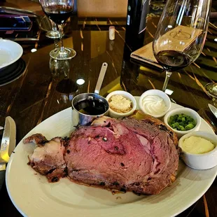 Prime rib dinner.
